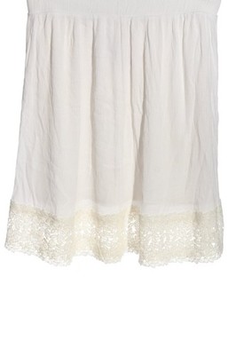 LAURA FIORELLI Minirock Damen Rock Gr. DE 38 weiß-wollweiß Elegant