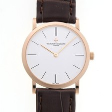 VACHERON CONSTANTIN Patrimony Extra Flat 33093 White Dial Rose Gold Men's Watch