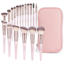 Makeup Brushes, 18 Pcs Professional Premium Synthetic Makeup Brush Set with Case