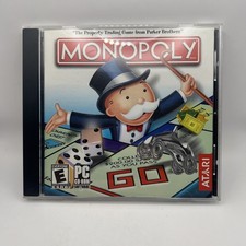Monopoly PC CD-ROM Game, Jewel Case, 2001 Great Condition