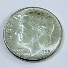 1955 P Roosevelt 90% SILVER Dime US Mint Beautiful' Brilliant Uncirculated #8584