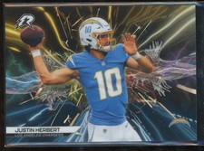 2025 Topps Resurgence Wired #W-1 Justin Herbert Chargers SSP CASE HIT