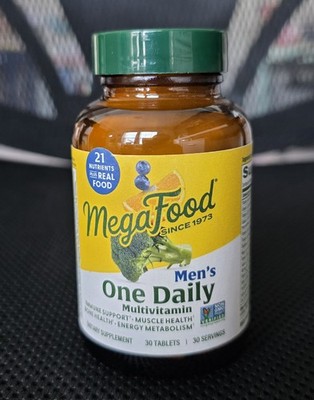MegaFood MENS 40+ MultiVitamin ONE DAILY 30 tablets 06/2027