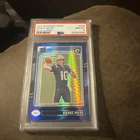 Psa 8 2024  Panini Donruss Optic - Rated Rookie Drake Maye #229 Blue Hyper