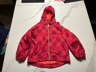Rot/bunt gemusterte Jacke - Größe: 104 - Marke: Minymo