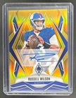 Russell Wilson 2025 Panini Phoenix #28 Gold Auto /10