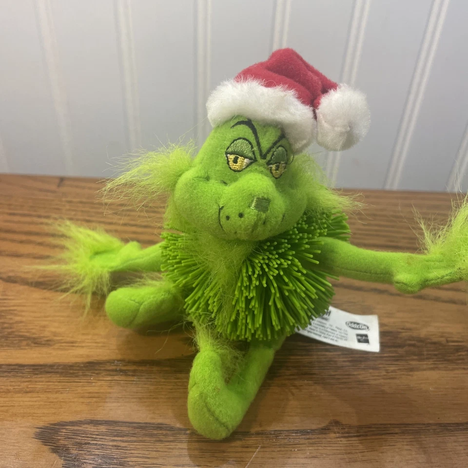 Dr Seuss How The Grinch Stole Christmas Oddzon Koosh Ball Hasbro 2000, 5" de alto Foto 2 de 4