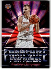 2018-19 Donruss Kristaps Porzingis Franchise Features Holo Red Laser #/99 #20
