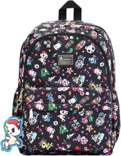 Tokidoki Canvas Backpack for Women,Business Sturdy Fits 15.6 Inch Notebook Bookb