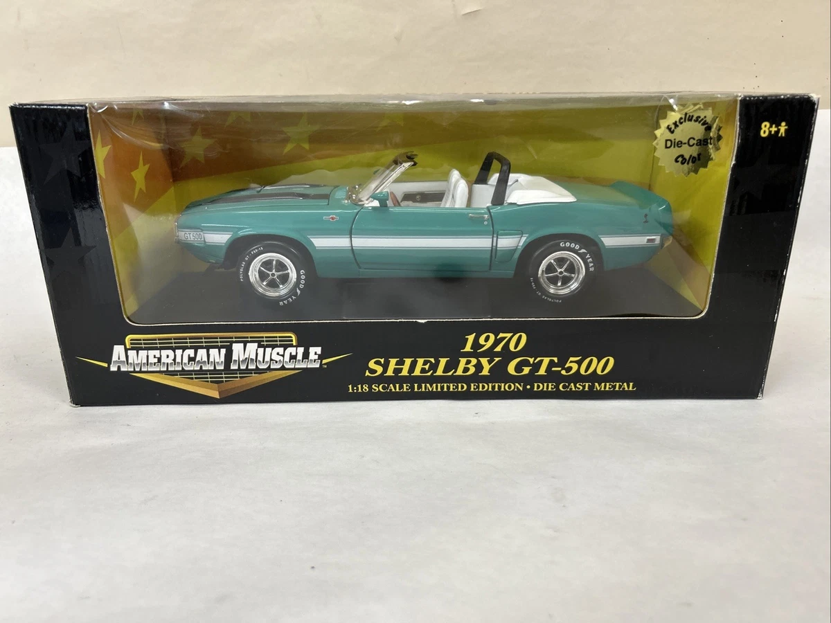 Ertl 1969 Ford Mustang Shelby GT500 – 1/18, Cabriolet, American Muscle, Neuve En Boîte