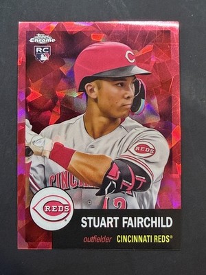 2022 Topps Chrome Platinum #176 Stuart Fairchild Red Atomic Refractor 022/100