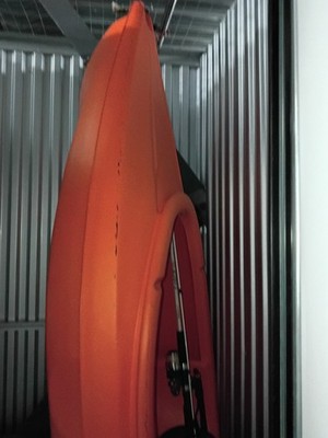 Sun Dolphin Orange Sit-In Kayak w/ Seat,  Shoreline Marine Paddles Roof Rack