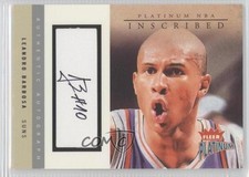 2003-04 Fleer Platinum Inscribed 169/196 Leandro Barbosa #I-LB Auto gp3