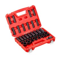 Uimoso 39-Tlg. 1/2-Zoll-Antrieb Schlagschrauber-SteckschlüSselsatz, 9-30 Mm