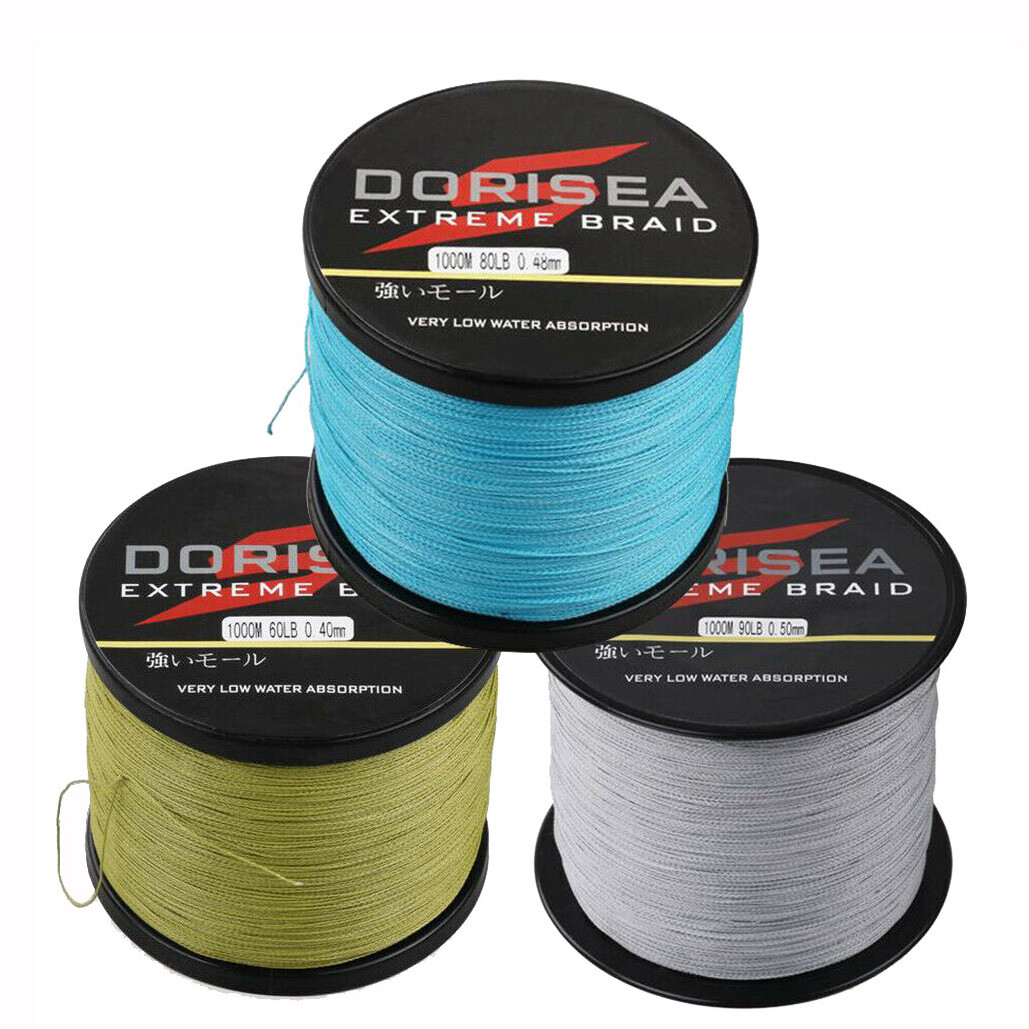 Lenza Per Big Game Acqua Salata Linea Da Pesca Intrecciata Dorisea Mimetica Blu - Dyneema PE, 6-300 Libbre, 100m/300m/1000m/2000m, Resistente All'abrasione Filo Intrecciato Alta Resistenza