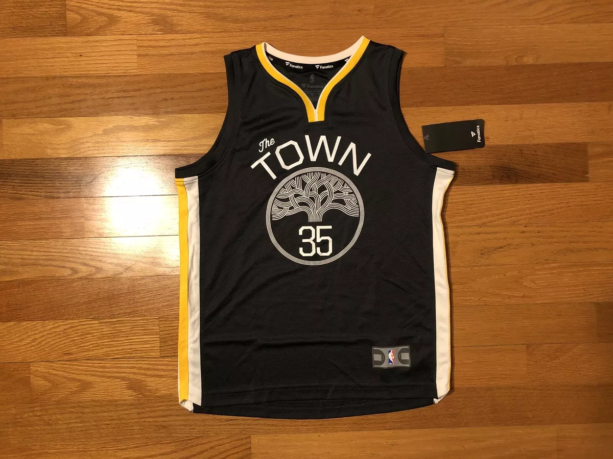 Golden State Warriors Kevin Durant City Edition “the town” Jersey (Youth  Medium)