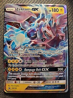 Zekrom GX SM138 Sun & Moon Promo Holo Rare Near Mint Pokemon Zekrom GX SM138 Sun & Moon Promo Holo Rare Near Mint Pokemon