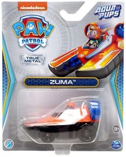 New Nickelodeon Paw Patrol Aqua Pups Series Rescue Zuma True Metal Vehicle