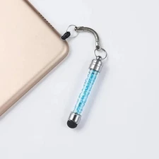 1 PC Crystal Bling Mini Stylus Touch Screen Pen For iPhone Android iPad Tablet