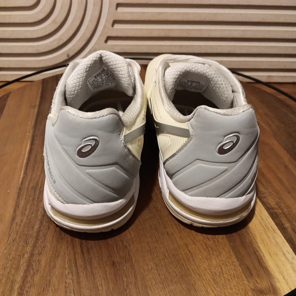 Zapatos de tenis Asics Gel-Solution Speed 3 para mujer talla 9 gris blanco roto ¡USADOS DOS VECES! Foto 4 de 4