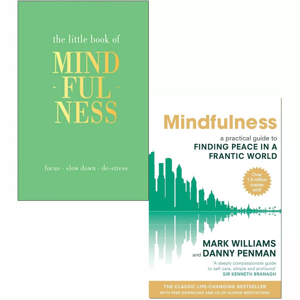 The Little Book of Mindfulness, Mindfulness 2 Books Collection Set Hardback NEW