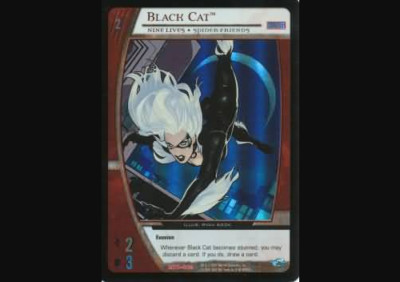 VS System: Black Cat, Nine Lives (EA) [Played] VS Promos & EA TCG CCG Classic Ma