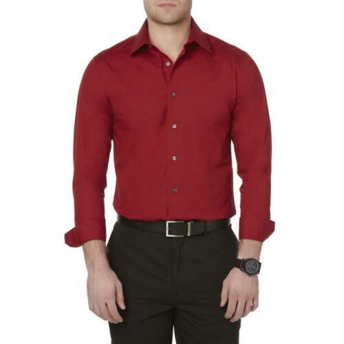 structure dress shirts Structure Men's Slim Fit Dress Shirt Devil Red NWT