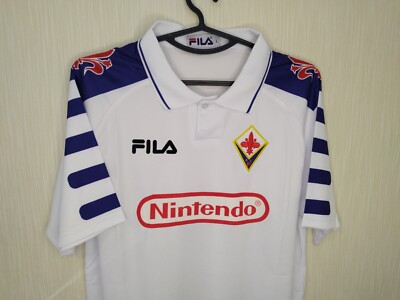 Sz L adult Fiorentina football jersey FILA vintage Retro replicas