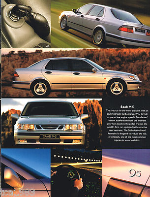 1998 SAAB 900 Brochure / Catalog: 9-3,9-5, CONVERTIBLE,TURBO,SE