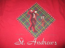 Vintage Galt Sand Label ST. ANDREWS Traditional Golf 1754 LG Shirt BRITISH OPEN