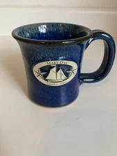 SUNSET HILL MUG CUP STONEWARE HAND CRAFTED U.S. - MARY DAY SHIP CAMDEN, MAINE