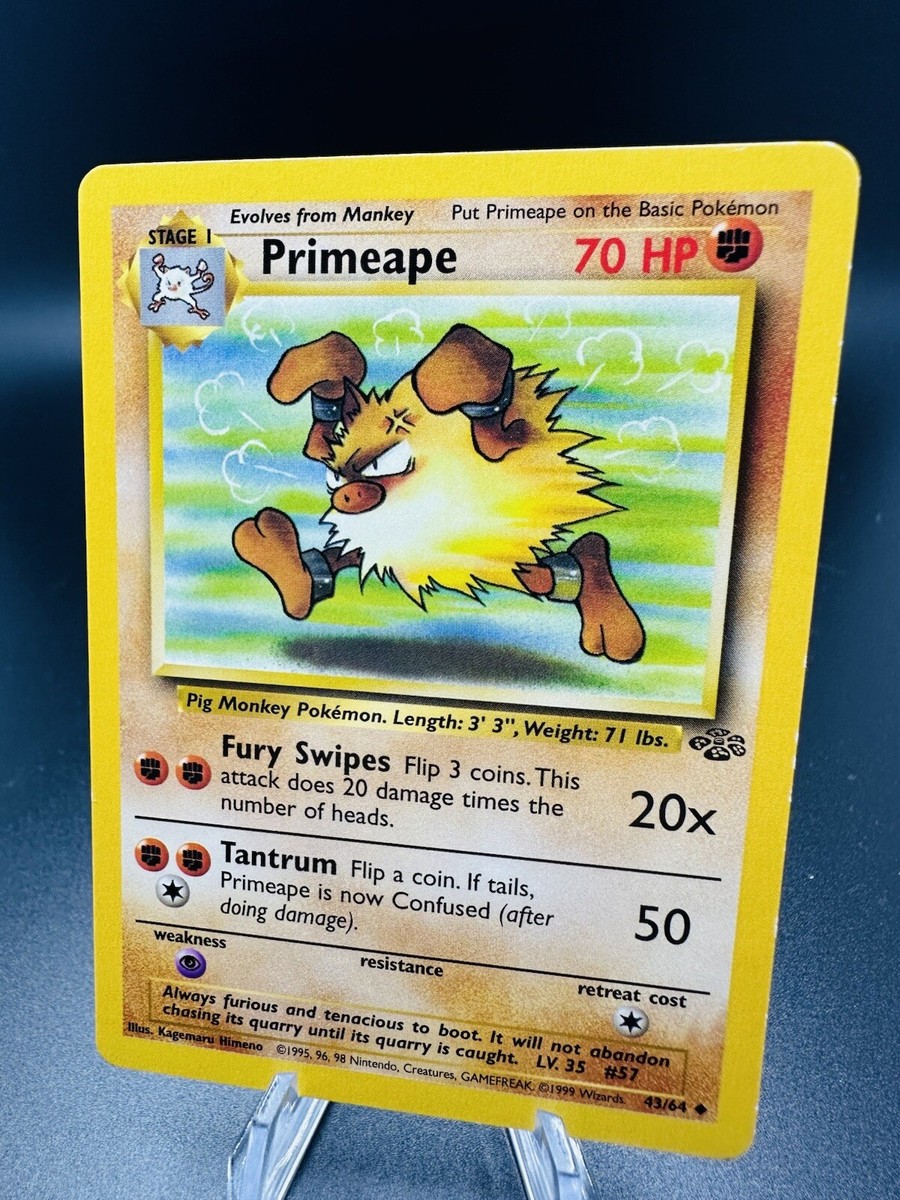 Pokemon TCG - Primeape 43/64 - Jungle 1999 | eBay