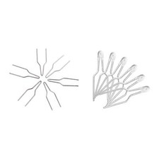 6 Pieces Wire Tips Wire Pen Nibs Hot Stamping Professional Replacement Metal Pen