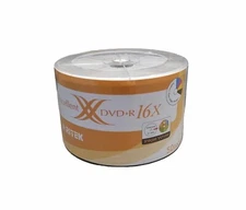 300 x Ritek Blank DVD+R media 16X 4.7GB Full Hub Printable RARE DVD +R discs
