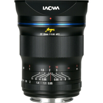New Venus Optics Laowa Argus 33mm f0.95 CF APO Lens for Sony E USA Dealer #34224