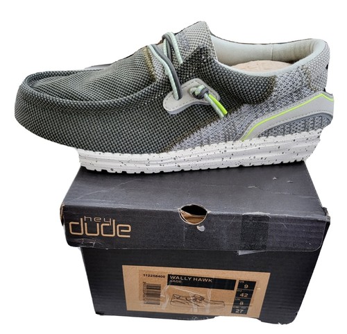 Hey Dude Mens Size 9 Wally Hawk Sage 