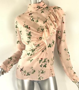 silk sheer blouse