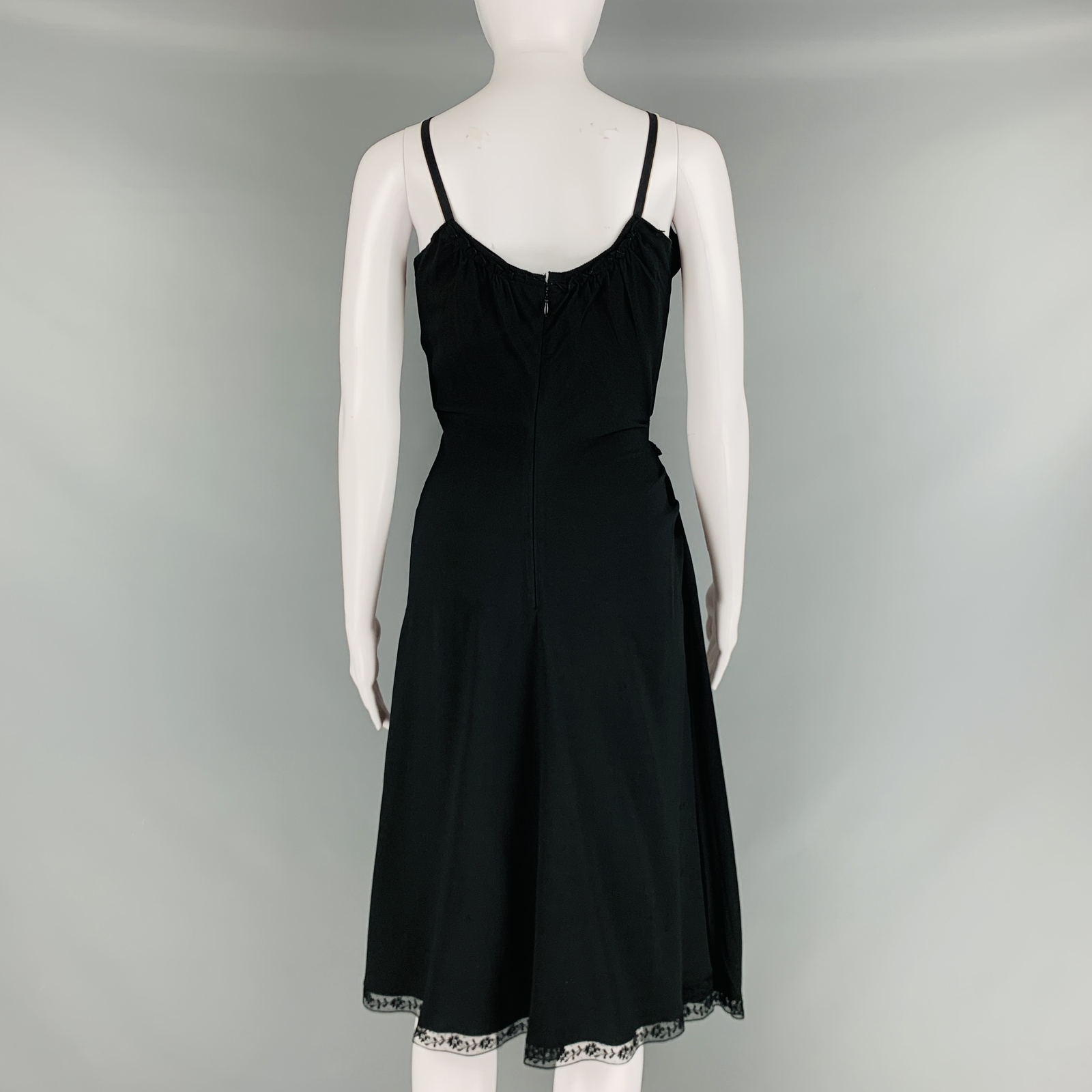 Robe Pin-Up Noire à Pois Blancs Vintage 50's | Livraison gratuite