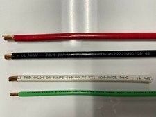 50' EA THHN 6 AWG GAUGE BLACK WHITE RED STRANDED COPPER WIRE  50 10 AWG GREEN