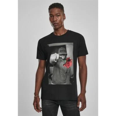 Mister Tee Tournevis Rose T-Shirt Col Rond Manches Courtes Noir Gangsta Mafia - Photo 1/4