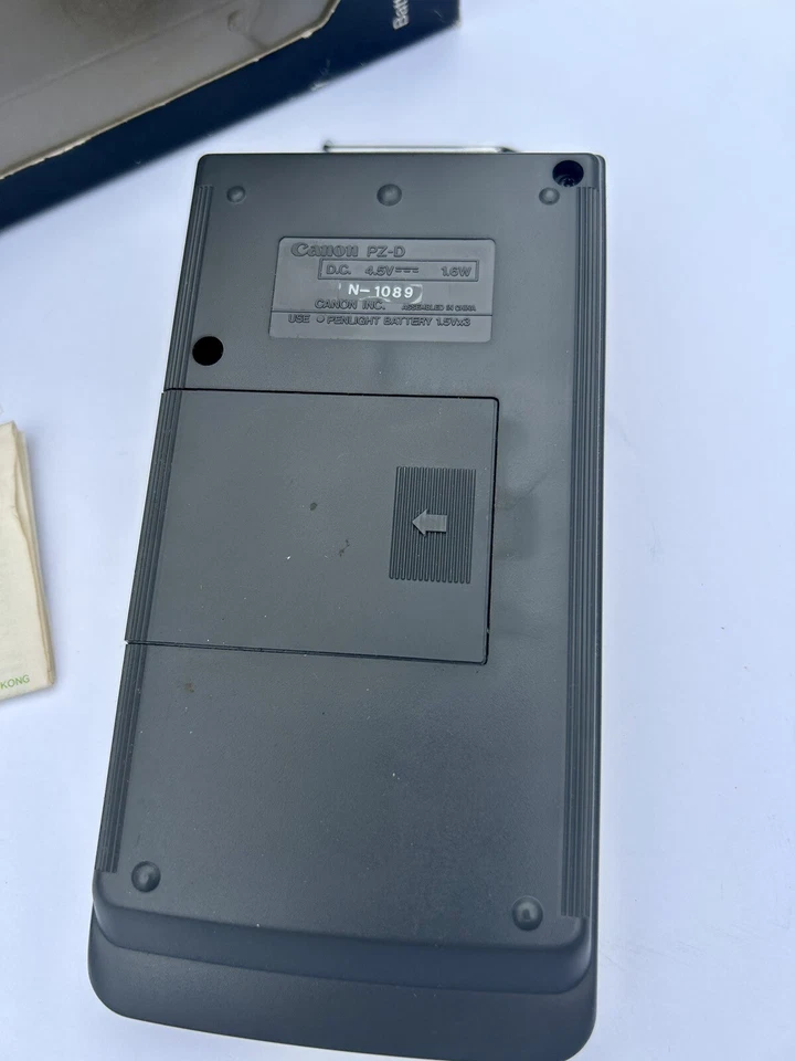 Vintage CANON PZ-D Palm Printer Printing Calculator Works Battery Powered - Image 2 of 4