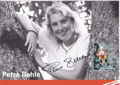 Autogramm - Petra Behle (Biathlon)