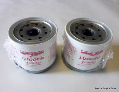 Genuine Northern Lights Lugger Primary Diesel Fuel Filter NL-24-50012 (2) NEW