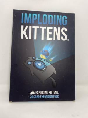 Imploding Kittens Expansion Pack - 20 Cards with Cone of Shame - Elevate