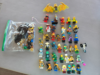 LEGO Minifigures Lot plus accessories Ninjago Spaceman Baby Pirate