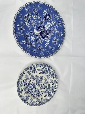 Set of 4 Johnson Brothers Side Dessert Plates 7” and 9”Salad plates