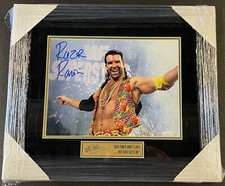 RAZOR RAMON SCOTT HALL SIGNED & FRAMED CUSTOM PIECE 21X18 JSA AUTHENTICATED