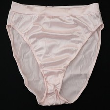 NEW Victoria's Secret VINTAGE Second Skin Satin Hi Leg Brief Panty LARGE