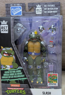 TMNT BST AXN Slash Glow in the Dark Action Figure The Loyal Subjects New
