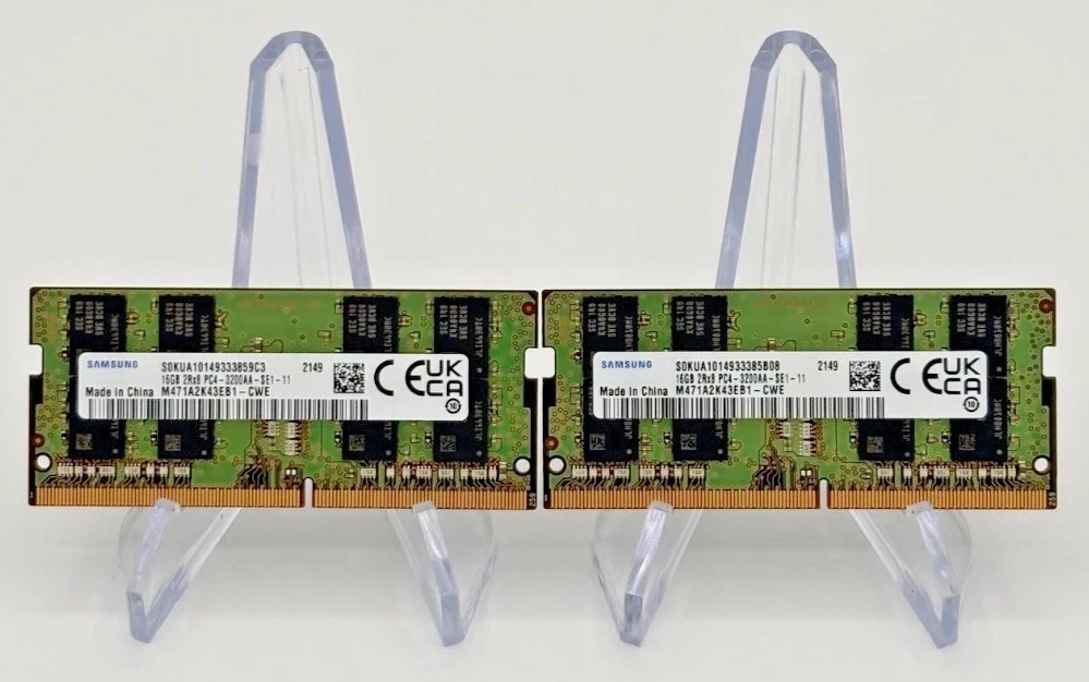Samsung DDR4 SDRAM 16 GB Capacity per Module Memory (RAM) for sale